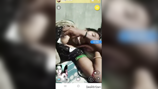 Guy reveals Desi girlfriend's tits to film porn video where he touches them | XXX Video on AllSex.XXX