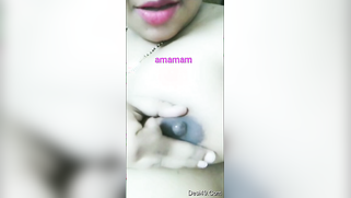 Webcam porn video of the fatty Desi woman playing with boobies | XXX Video on AllSex.XXX