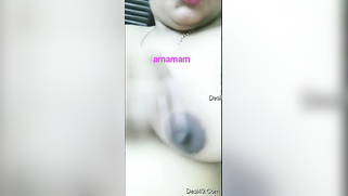 Webcam porn video of the fatty Desi woman playing with boobies | XXX Video on AllSex.XXX