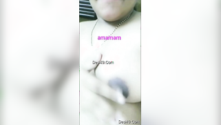 Webcam porn video of the fatty Desi woman playing with boobies | XXX Video on AllSex.XXX