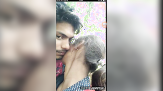 Mustached guy and Desi girlfriend find a place to film porn video