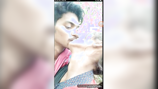 Mustached guy and Desi girlfriend find a place to film porn video | XXX Video on AllSex.XXX