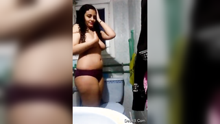 Curly Desi girl isn't a porn queen still she is beautiful and sexy | XXX Video on AllSex.XXX