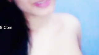 Marvelous Desi webcam model gladdens men with tits during the porn show | XXX Video on AllSex.XXX