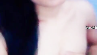 Marvelous Desi webcam model gladdens men with tits during the porn show | XXX Video on AllSex.XXX