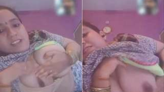 Desi woman teases hubby showing boobs during the porn video call | XXX Video on AllSex.XXX