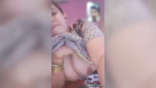 Desi woman teases hubby showing boobs during the porn video call | XXX Video on AllSex.XXX