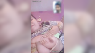 Desi woman teases hubby showing boobs during the porn video call | XXX Video on AllSex.XXX