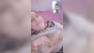 Desi woman teases hubby showing boobs during the porn video call | XXX Video on AllSex.XXX