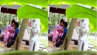 Pervert patiently waits for the Desi couple to do some porn things