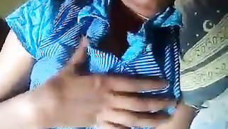 Clothed Desi woman touches tits after porn buddy says he won't come | XXX Video on AllSex.XXX