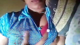 Clothed Desi woman touches tits after porn buddy says he won't come | XXX Video on AllSex.XXX