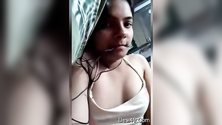 Self-isolated Desi girl reveals boobies like a playful porn actress | XXX Video on AllSex.XXX