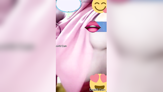 Pretty Desi woman lifts pink top to show boobs during the porn video call | XXX Video on AllSex.XXX