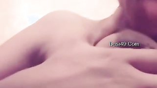 Shower room is a place where the young Desi porn model squeezes tits | XXX Video on AllSex.XXX