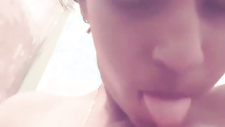 Shower room is a place where the young Desi porn model squeezes tits | XXX Video on AllSex.XXX