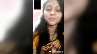 Porn video where the married Desi girl brags about nice titties