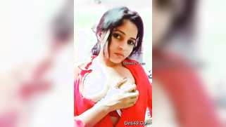 Flawless Desi woman unzips red blouse to impress porn perverts | XXX Video on AllSex.XXX