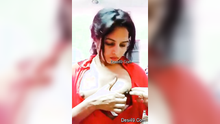 Flawless Desi woman unzips red blouse to impress porn perverts | XXX Video on AllSex.XXX