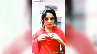 Flawless Desi woman unzips red blouse to impress porn perverts | XXX Video on AllSex.XXX