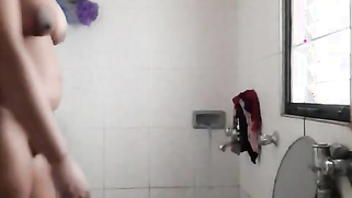 Busty Desi housewife hopes that guys will like the shower porn video | XXX Video on AllSex.XXX