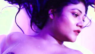 Bath with rose petals waits for the Desi seductress in the porn video