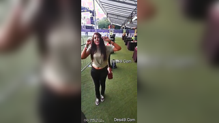 Astonishing Desi girl comes to the concert for porn entertainment