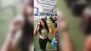 Astonishing Desi girl comes to the concert for porn entertainment | XXX Video on AllSex.XXX