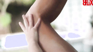 Blonde of Desi origin plays with flour in the kitchen porn video | XXX Video on AllSex.XXX