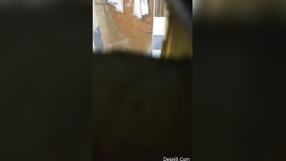 Perv is going to jerk off to porn video of Desi neighbor taking a shower