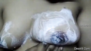 Amateur Desi slut with perky tits XXX masturbates using ice-cream | XXX Video on AllSex.XXX