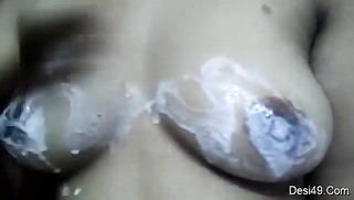 Amateur Desi slut with perky tits XXX masturbates using ice-cream | XXX Video on AllSex.XXX