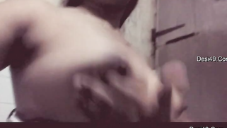 Lustful Desi hottie plays with her pretty XXX tits in the bathroom | XXX Video on AllSex.XXX