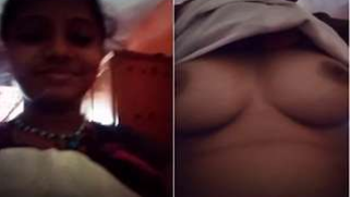Pretty Desi girl is not ashamed to show off her natural XXX tits | XXX Video on AllSex.XXX