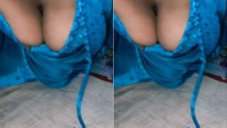 Desi husband XXX records and plays with his wife's hanging breasts | XXX Video on AllSex.XXX