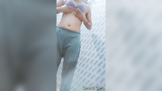 Shameless Desi babe massages big round boobs and shows XXX pussy | XXX Video on AllSex.XXX