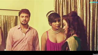 Lucky men enjoy the company of horny Desi MILFs in hot XXX movie