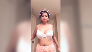 Young Desi stunner reveal her perfect XXX tits and licks nipples | XXX Video on AllSex.XXX