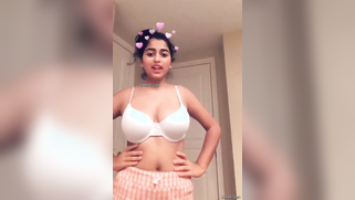 Young Desi stunner reveal her perfect XXX tits and licks nipples | XXX Video on AllSex.XXX