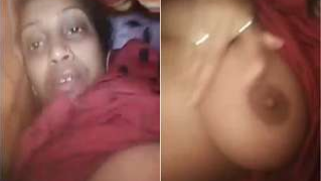Lecherous Desi gal demonstrating her tits online under the blanket | XXX Video on AllSex.XXX