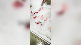 Attractive Desi chick enjoys beer and bubble bath in hot XXX video | XXX Video on AllSex.XXX
