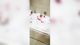 Attractive Desi chick enjoys beer and bubble bath in hot XXX video | XXX Video on AllSex.XXX