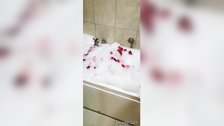 Attractive Desi chick enjoys beer and bubble bath in hot XXX video | XXX Video on AllSex.XXX
