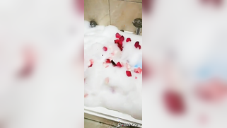 Attractive Desi chick enjoys beer and bubble bath in hot XXX video | XXX Video on AllSex.XXX
