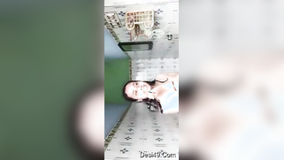 Sexy XXX video of Desi brunette showing perky tits in the bathroom | XXX Video on AllSex.XXX