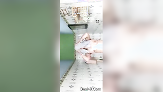 Sexy XXX video of Desi brunette showing perky tits in the bathroom | XXX Video on AllSex.XXX