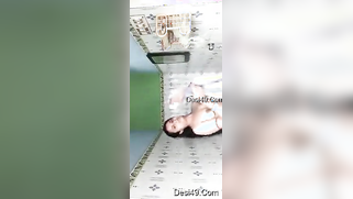 Sexy XXX video of Desi brunette showing perky tits in the bathroom | XXX Video on AllSex.XXX