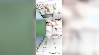 Sexy XXX video of Desi brunette showing perky tits in the bathroom | XXX Video on AllSex.XXX