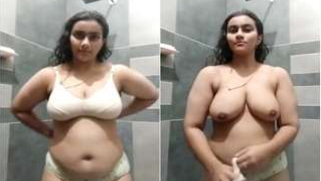 Desi XXX belle strips to boast of her natural curves in the shower | XXX Video on AllSex.XXX