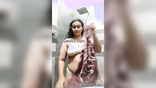 Desi XXX belle strips to boast of her natural curves in the shower | XXX Video on AllSex.XXX